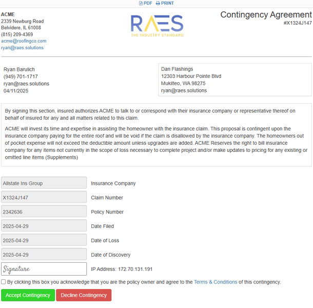 RAES-Electronic-Contingency-Signing
